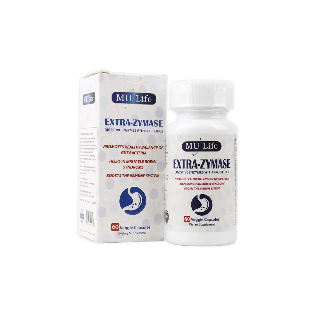 54494-Mu Life Extra-Zymase 60 Veggie Capsules