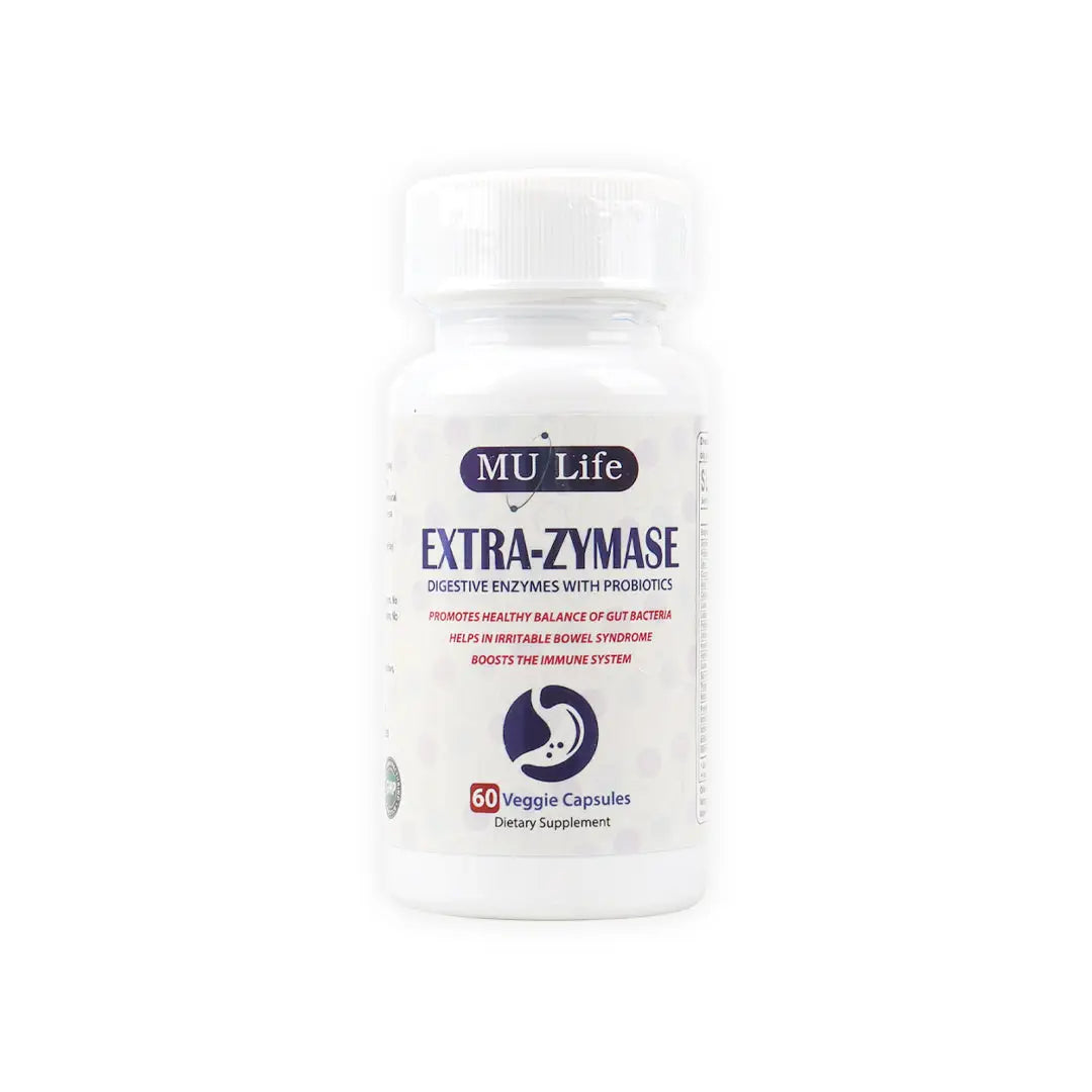 54494-Mu Life Extra-Zymase 60 Veggie Capsules +4
