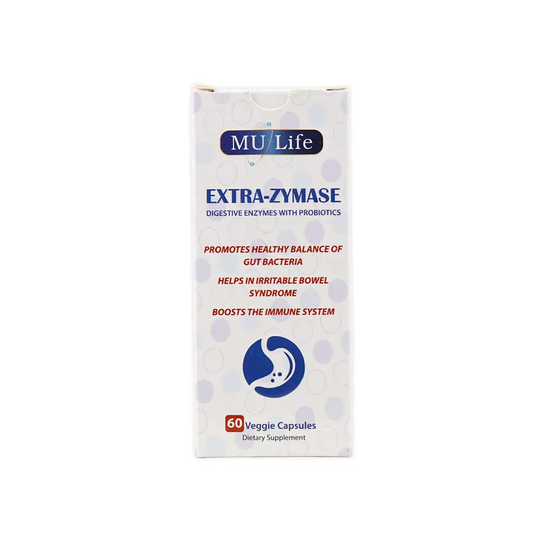 54494-Mu Life Extra-Zymase 60 Veggie Capsules +1