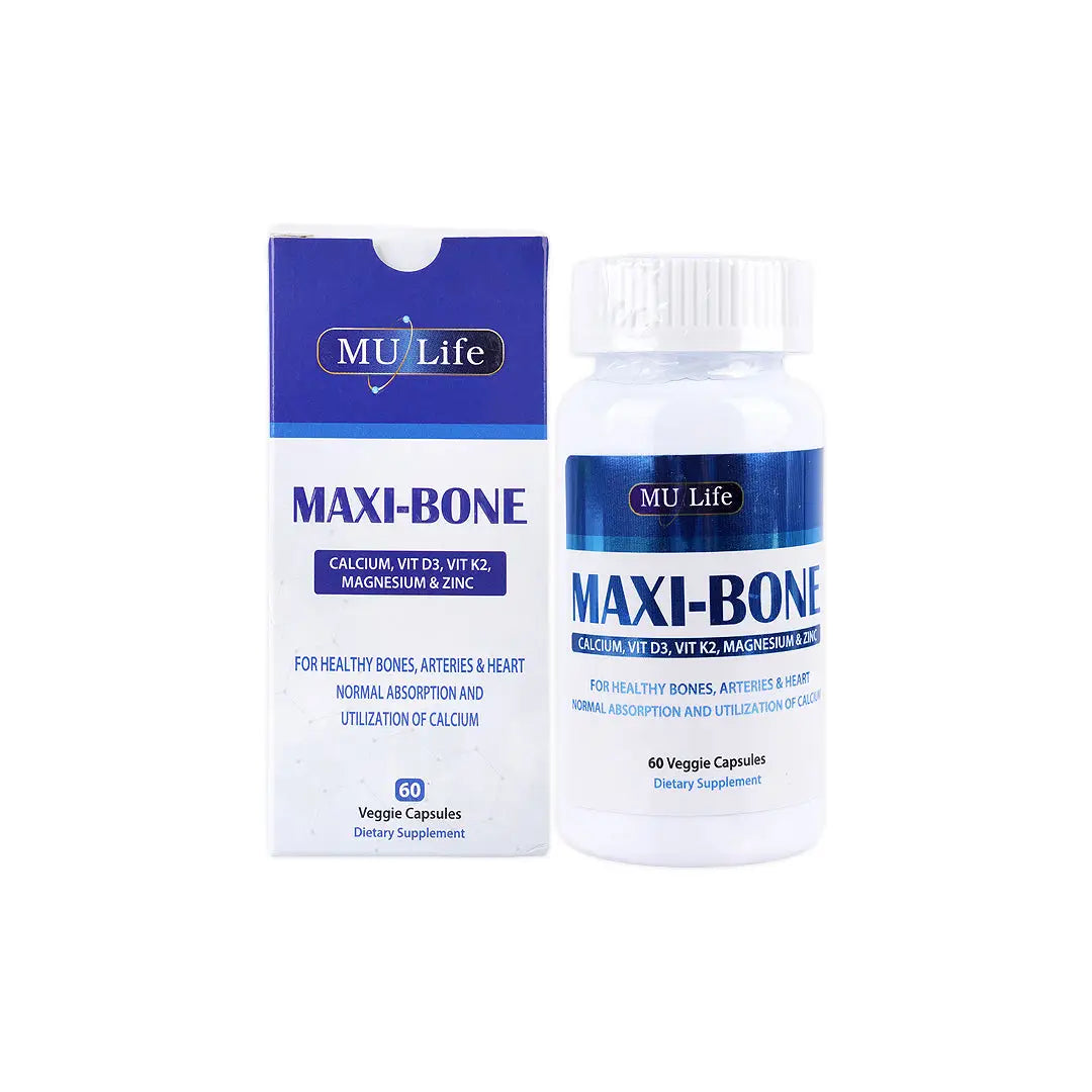 54496-Mu Life Maxi-Bone 60 Veggie Capsules +3