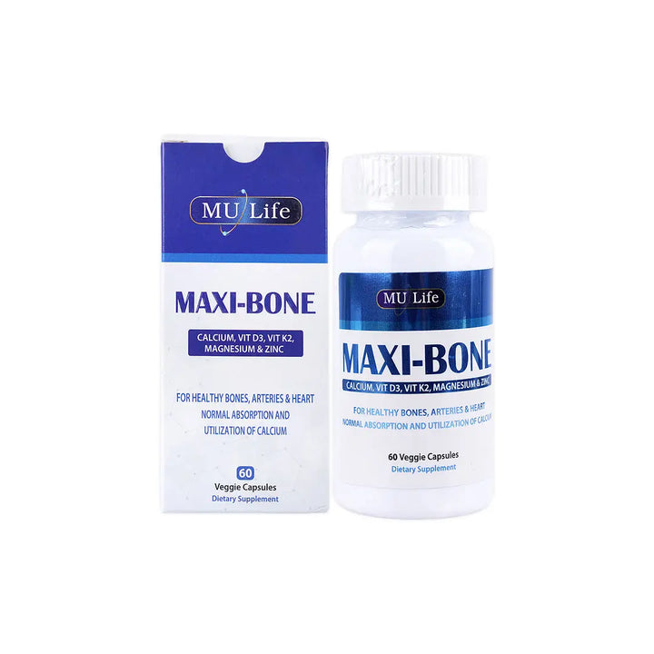 54496-Mu Life Maxi-Bone 60 Veggie Capsules +3