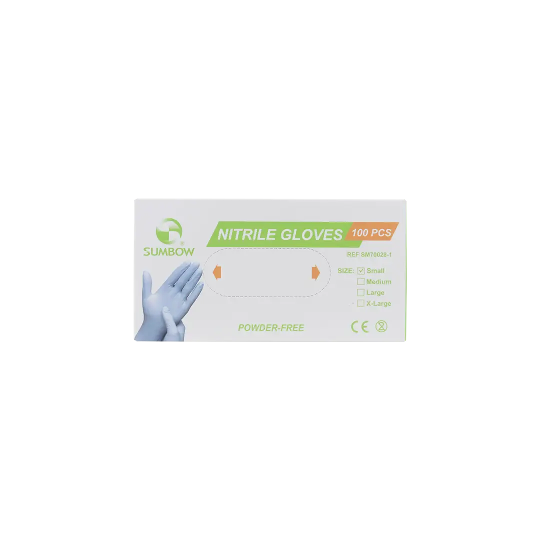 54499-Sumbow Nitrile Gloves Powder-Free 100pcs-S +1