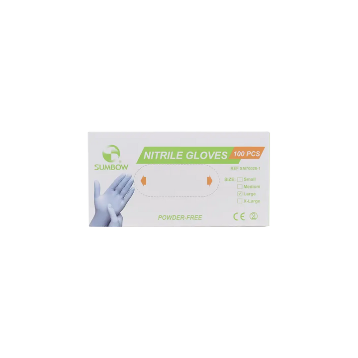 54502-Sumbow Nitrile Gloves Powder-Free 100pcs-L +1