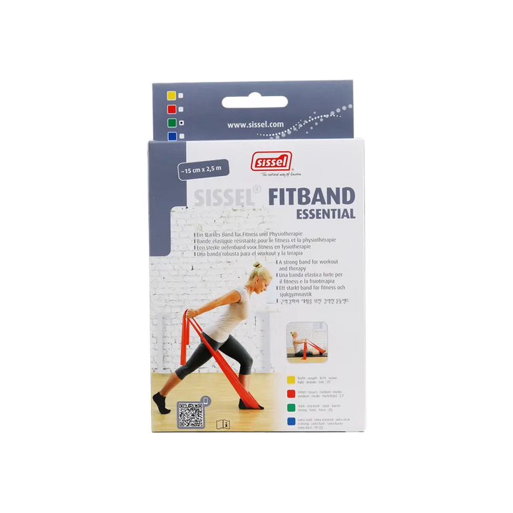54510-Sissel Fitband Essentials 15cmx2.50m Strong Green