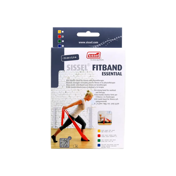 54512-Sissel Fitband Essentials 15cmx2.50m Medium Red