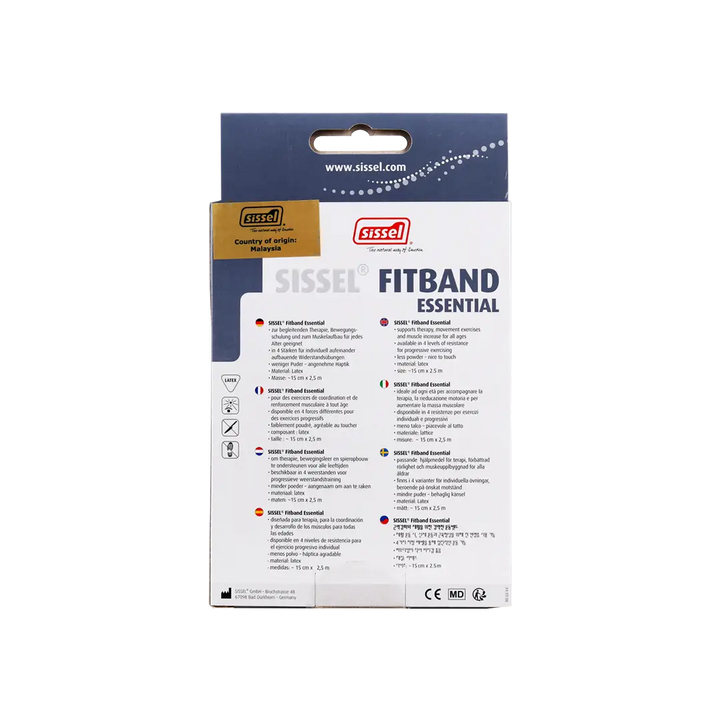 54513-Sissel Fitband Essentials 15cmx2.50m X-Strong Blue +1