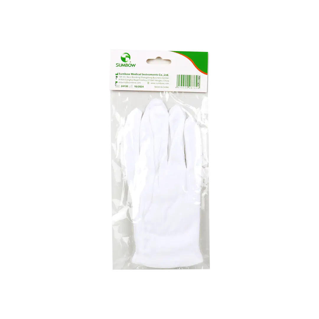 54526-Sumbow Cotton Gloves White 2pcs-S +1