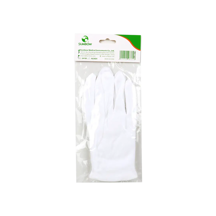 54526-Sumbow Cotton Gloves White 2pcs-S +1