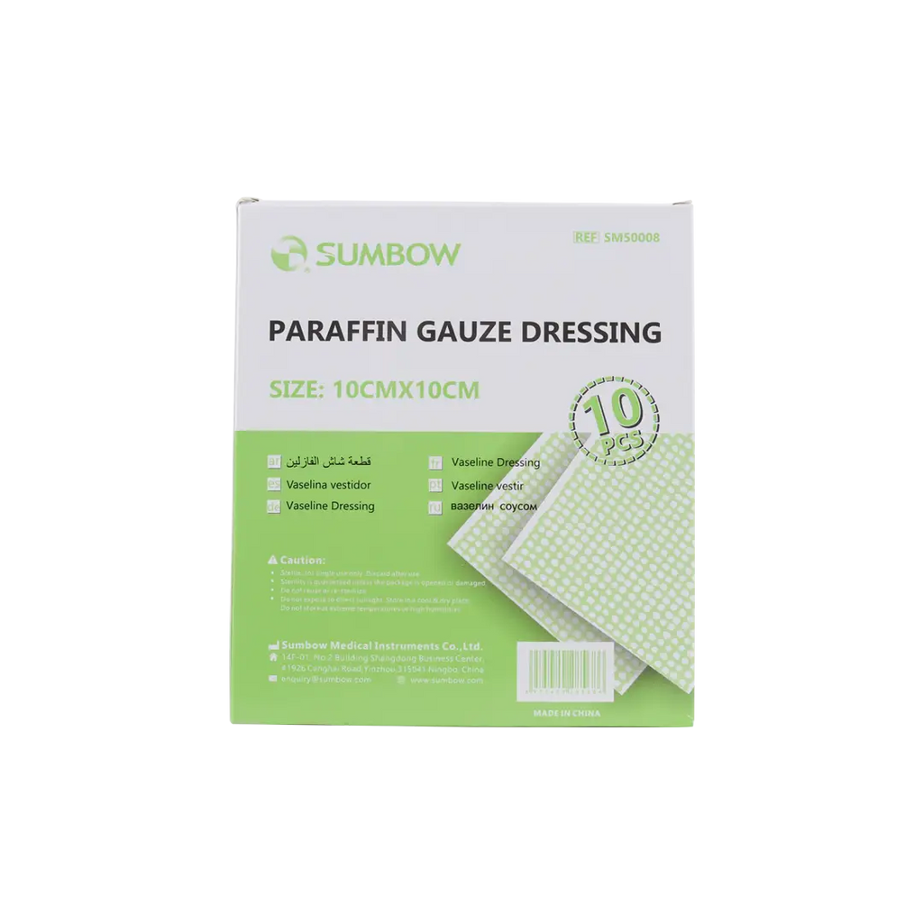 Sumbow Parafine Gauze 10x10cm 10pcs