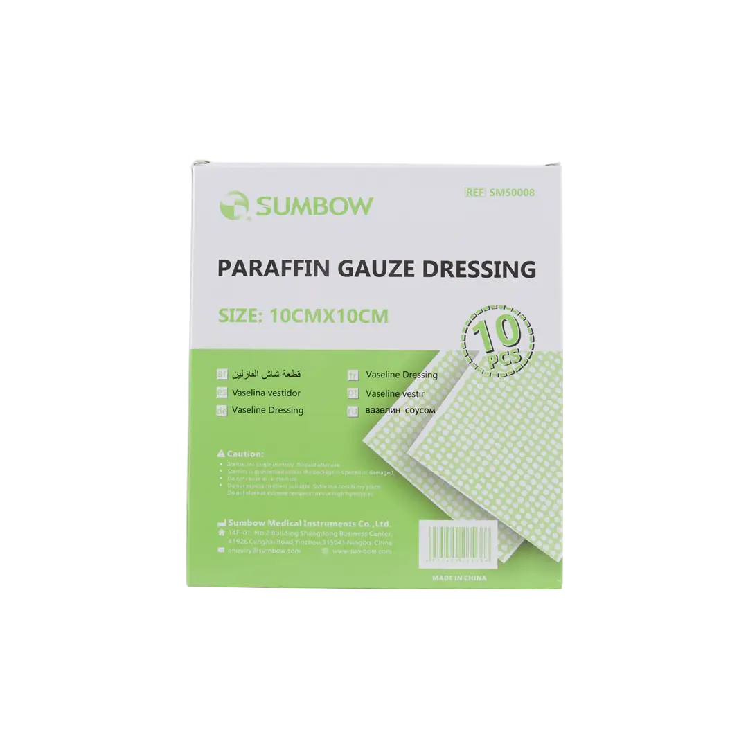 54528-Sumbow Parafine Gauze 10x10cm 10pcs