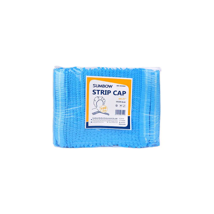 54530-Sumbow Nurse Cap 21" Blue 100pcs