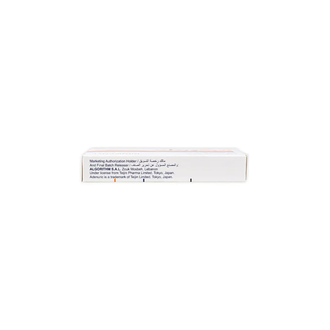 54552-Adenuric Febuxostat  80mg 28 Tablets +1