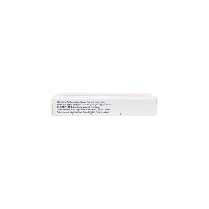 54552-Adenuric Febuxostat  80mg 28 Tablets +1