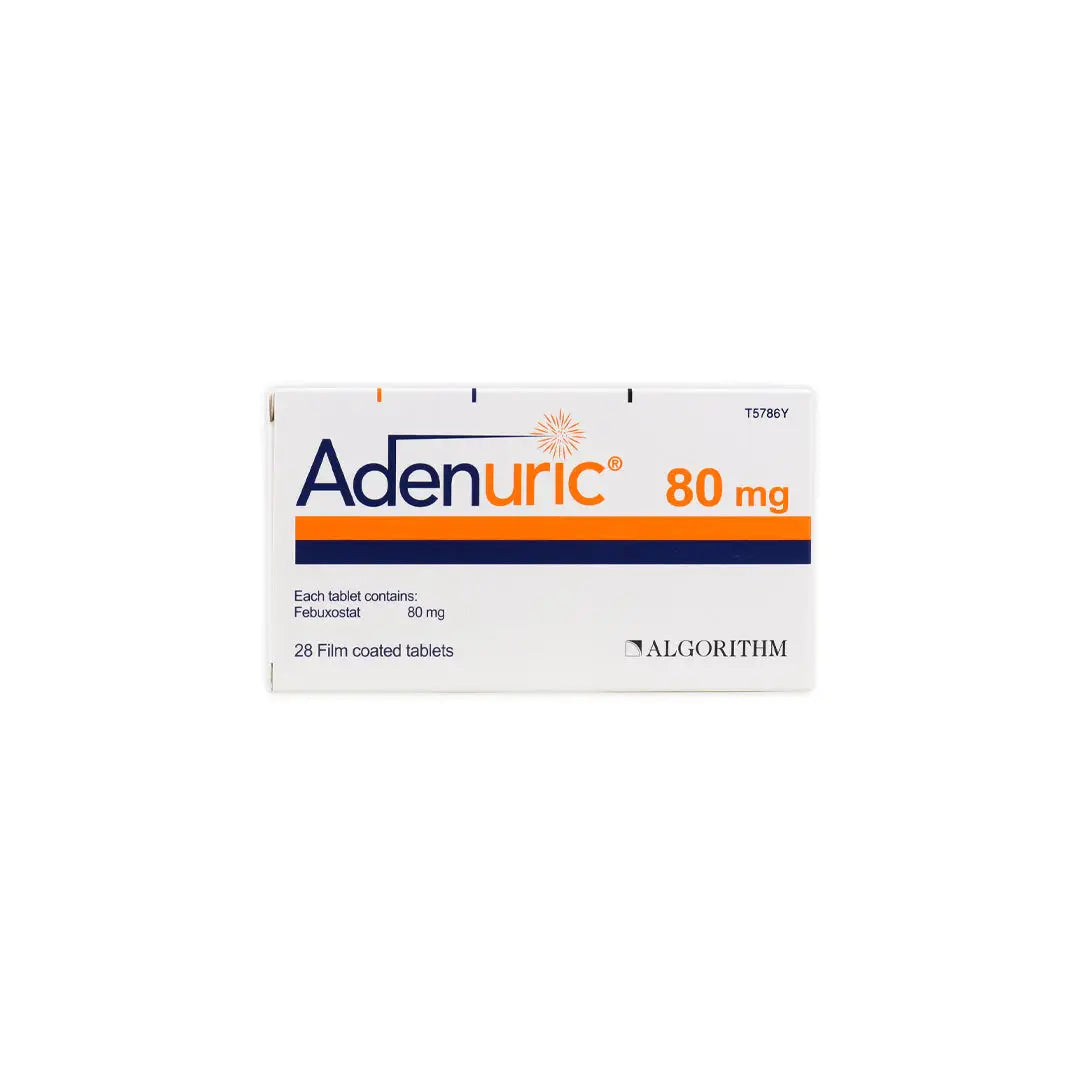 54552-Adenuric Febuxostat  80mg 28 Tablets