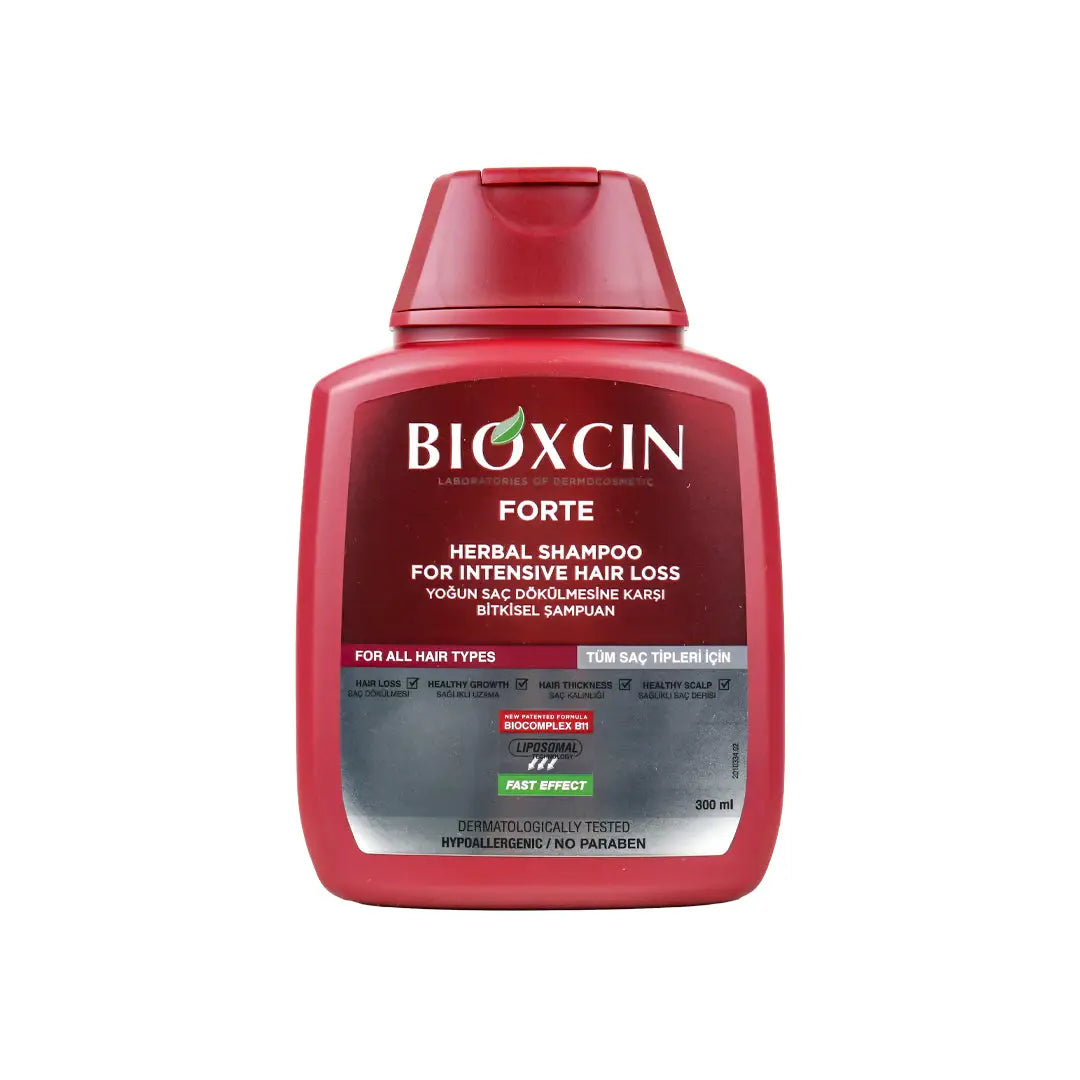 54553-Bioxcin Forte Herbal Shampoo For Intensive Hair Loss 300ml +2