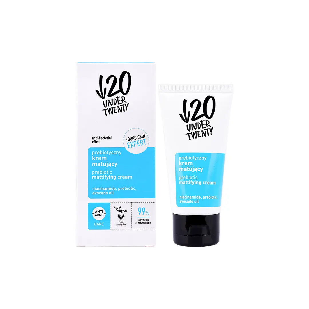 Under Twenty - Prebiotic Mattifying Cream 50ml +1