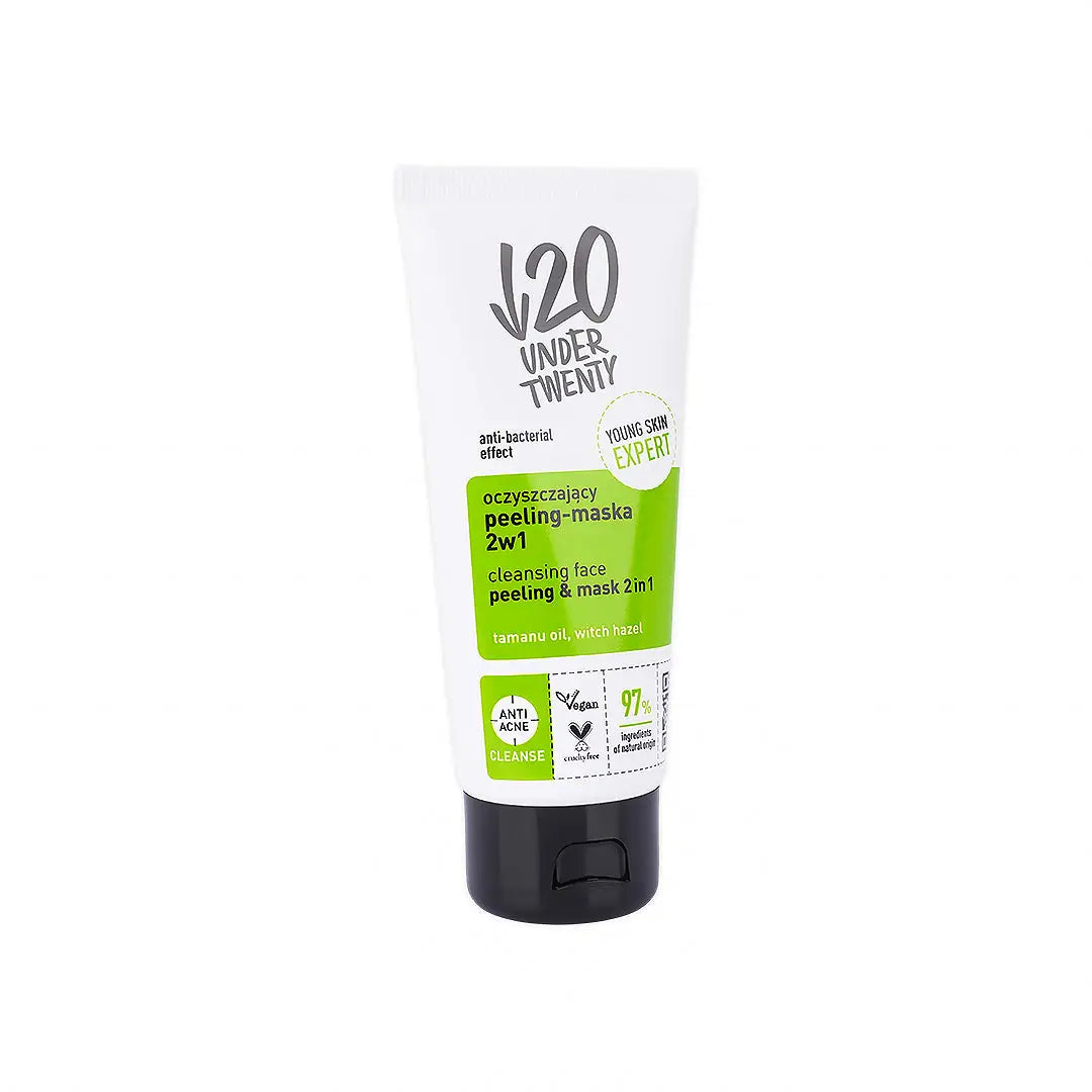 Under Twenty - Cleansing Face Peeling & Mask 2 In 1 100ml