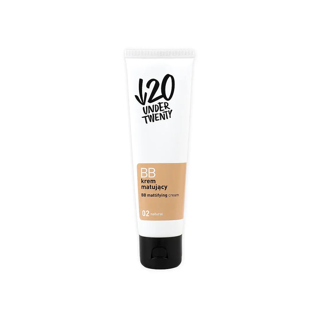Under Twenty - BB Mattifying Cream 02 Natural 60ml sample