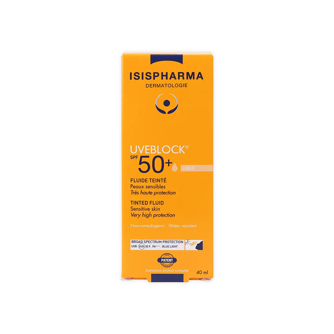 Isis Uveblock Spf50 + Tinted Fluid 40ml-Light