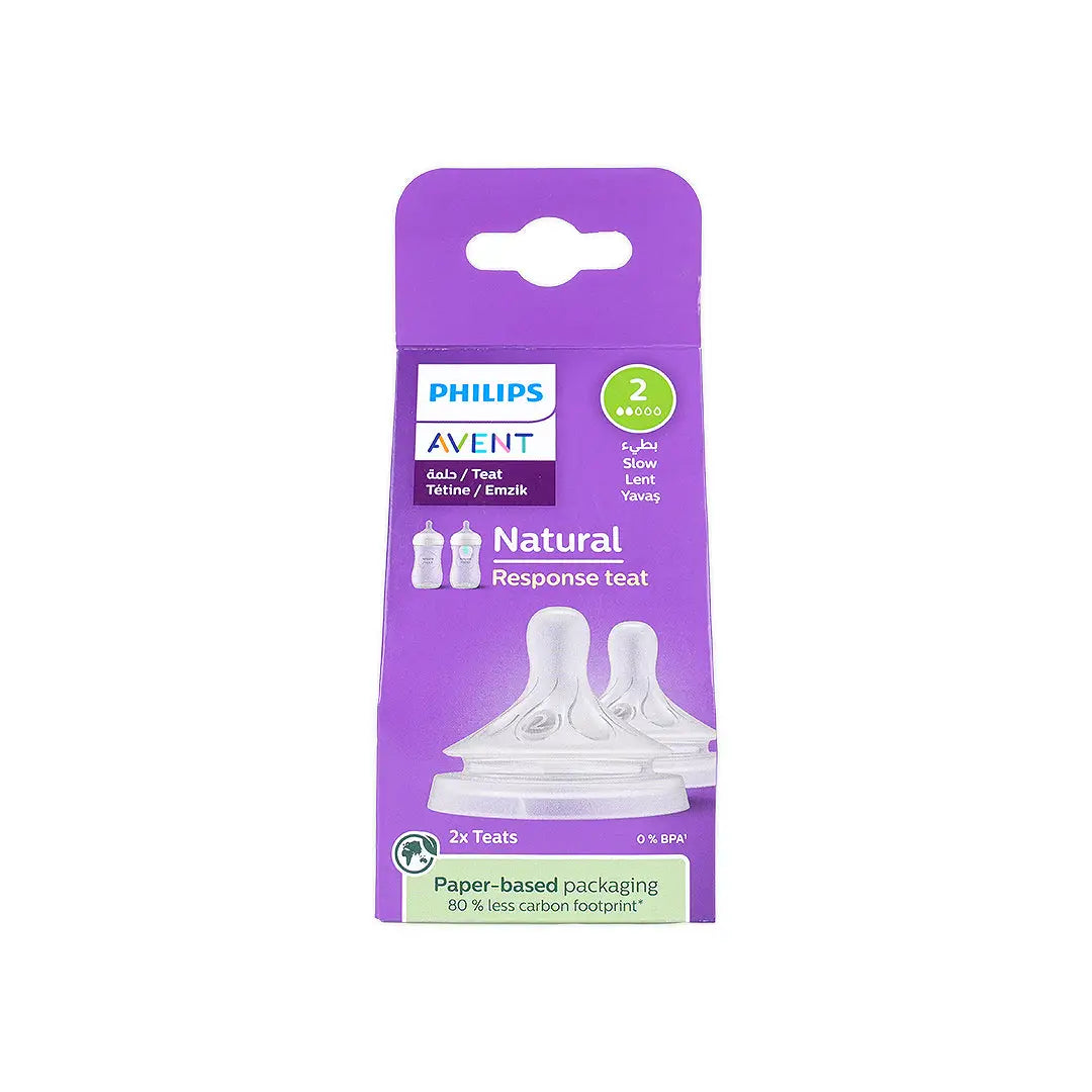 54598-Avent Natural Teats 0m+ 2Pcs-Y962/02(PA718)-2027 