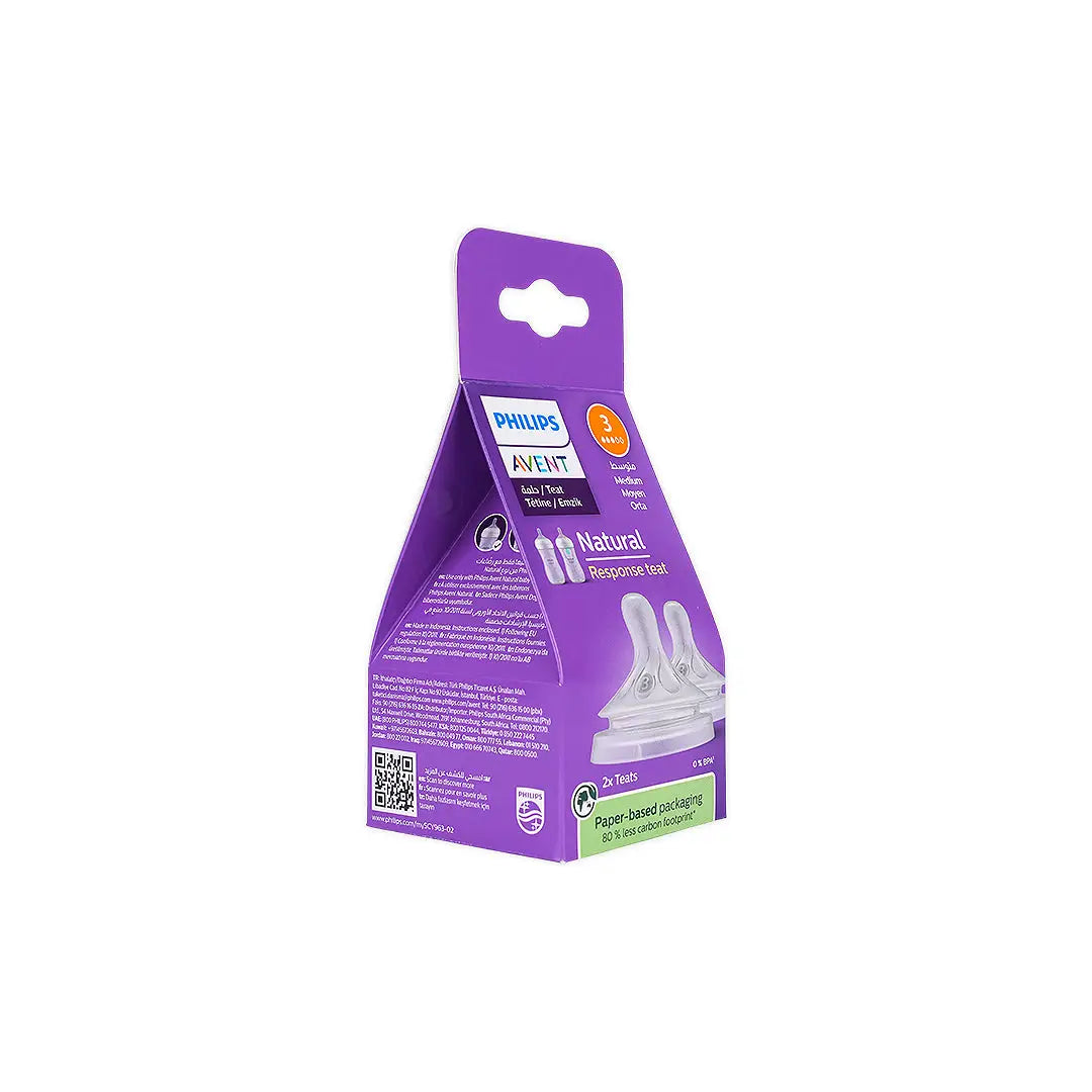 54599-Avent Natural Teats 1m+ 2Pcs-Y963/02(PA719)-2034 +1