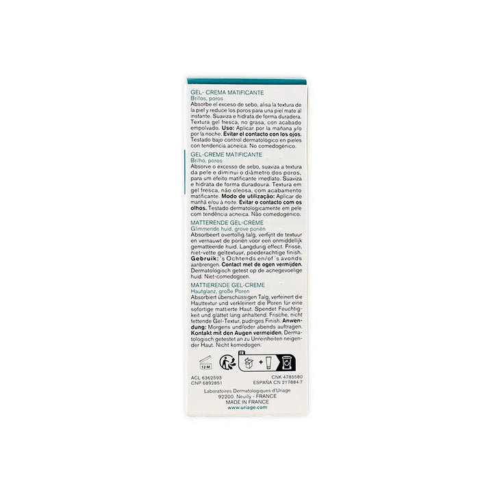 54610-Uriage Hyseac Mattifying Gel-Cream 40ml +6