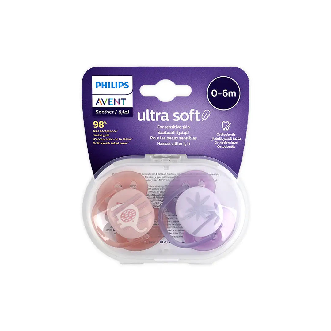 Avent Ultra Air Soother 0-6m 2Pcs-F091/09(PA266)-7275