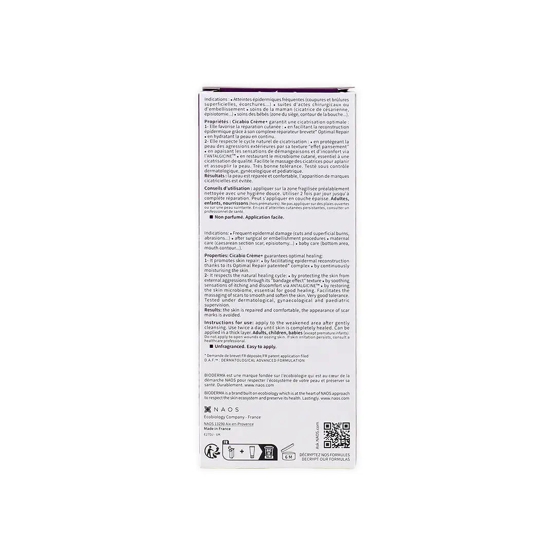 Bioderma Cicabio Creme+ Ultra-Repairing Cream 100ml