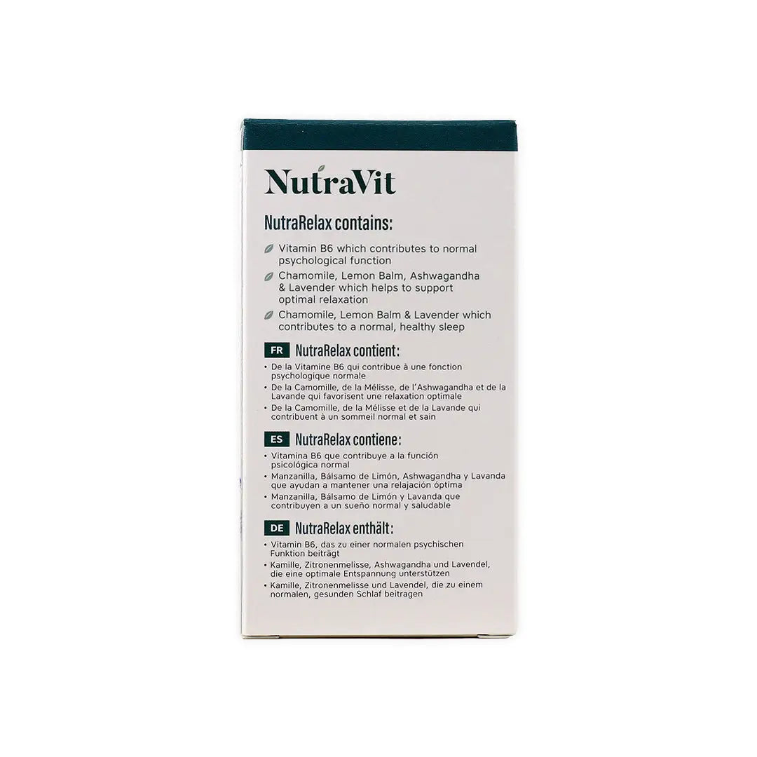 54625-NutraVit Nutra Relax 30 Tablets +3