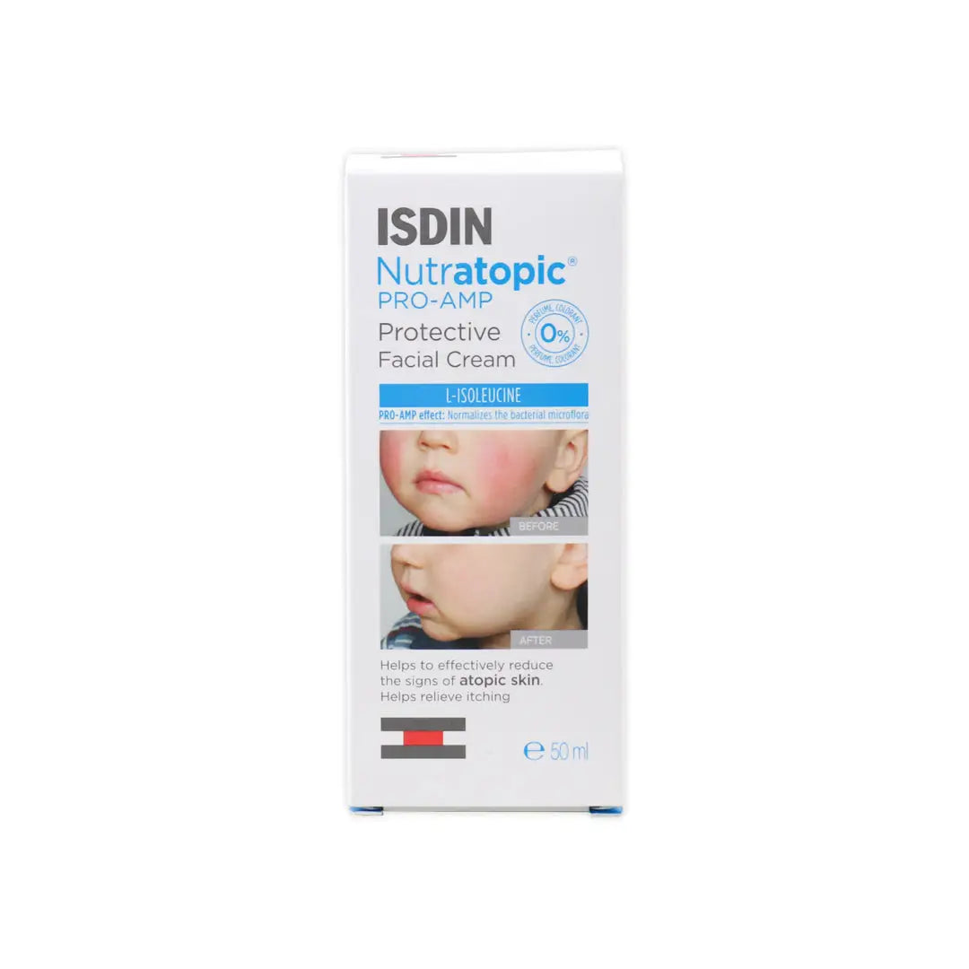 54629-ISDIN Nutratopic Pro-Amp Protective Facial Cream 50ml +1