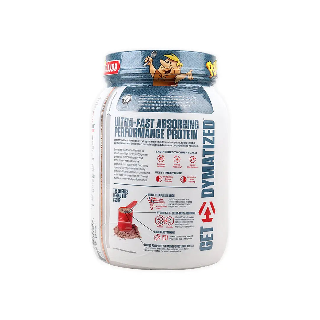 54637-Dymatize Iso100 Hydrolyzed Protein Powder 650g–Cocoa Pebbles +1