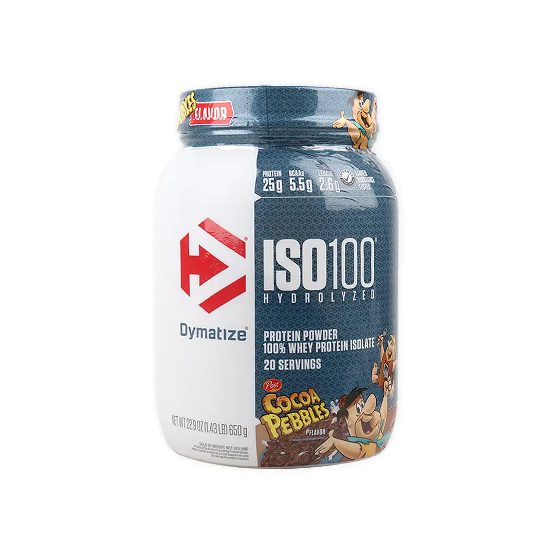54637-Dymatize Iso100 Hydrolyzed Protein Powder 650g–Cocoa Pebbles