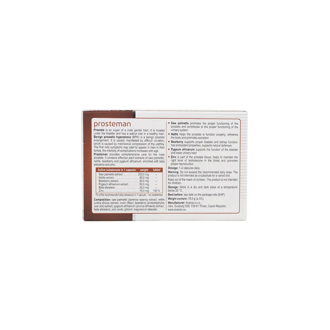 54645-Avanso Prosteman 30 Capsules +2