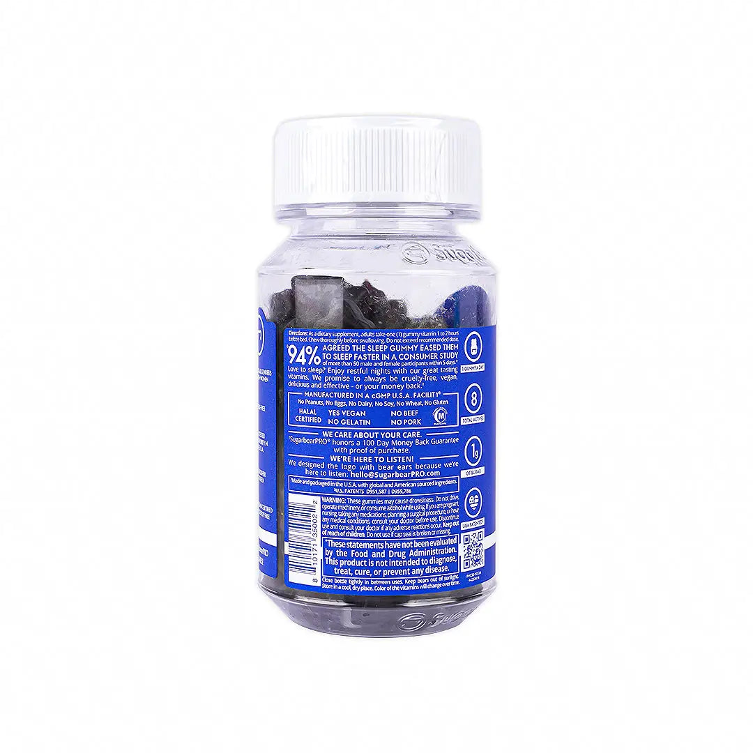 Sugar Bear Pro Sleep 5-HTP Amino 62 Gummies +4