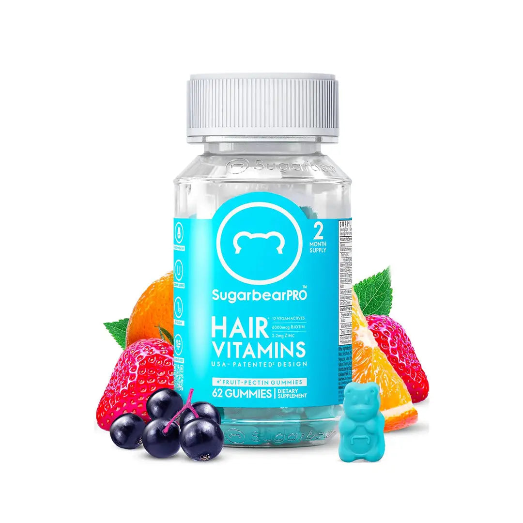 54673-Sugar Bear Pro Hair Vitamins 62 Gummies