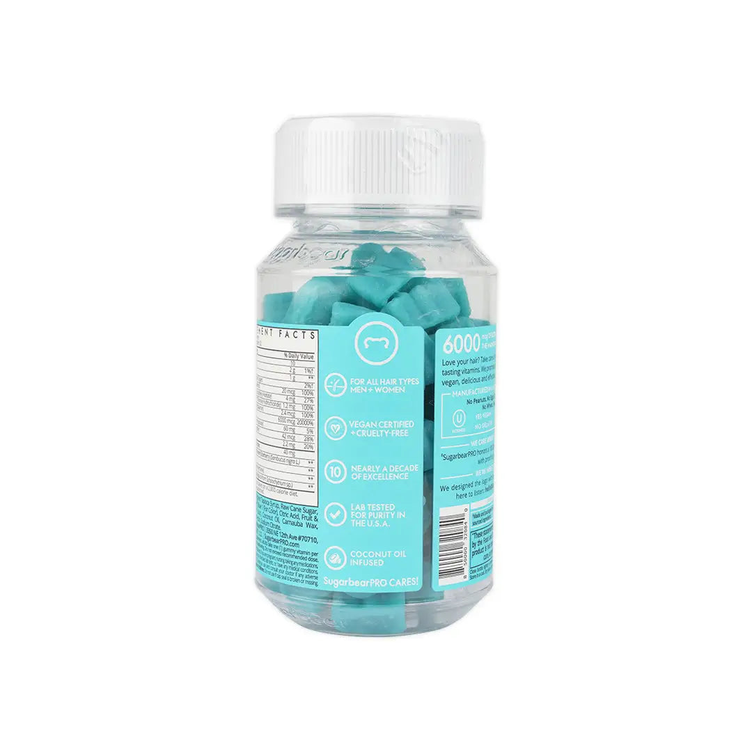 Sugar Bear Pro Hair Vitamins 62 Gummies