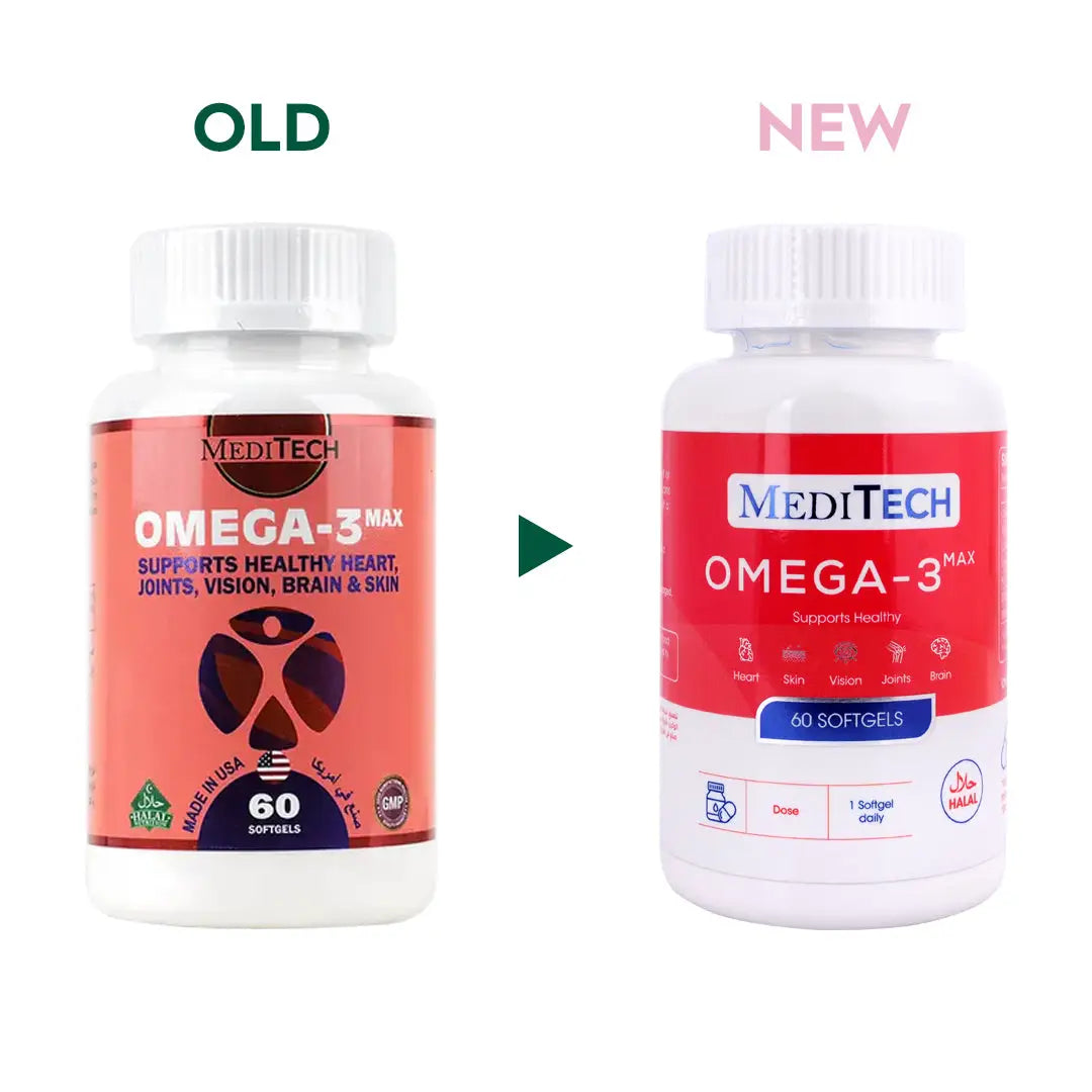 54686-Meditech Omega-3max 60 Softgels