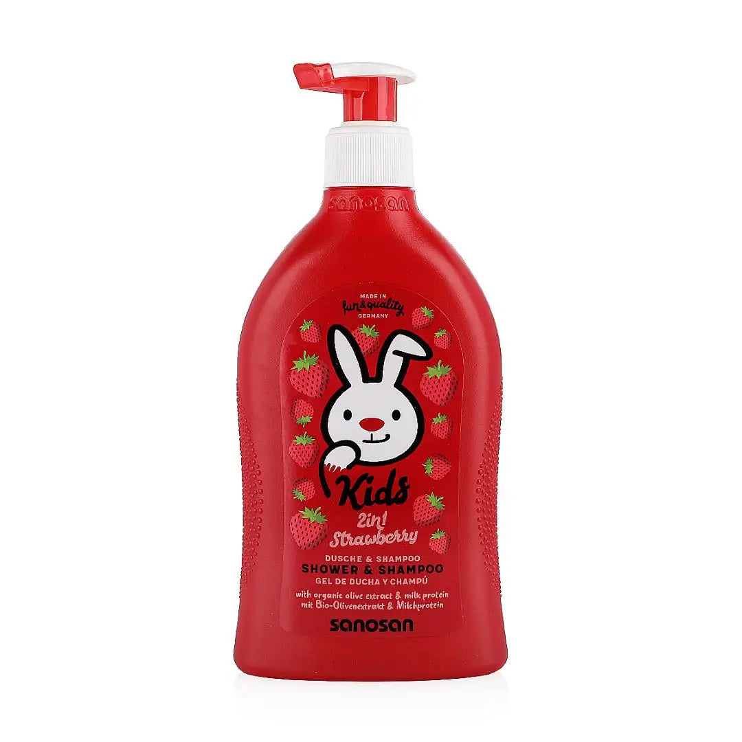 Sanosan Kids Shower & Shampoo Strawberry 400ml