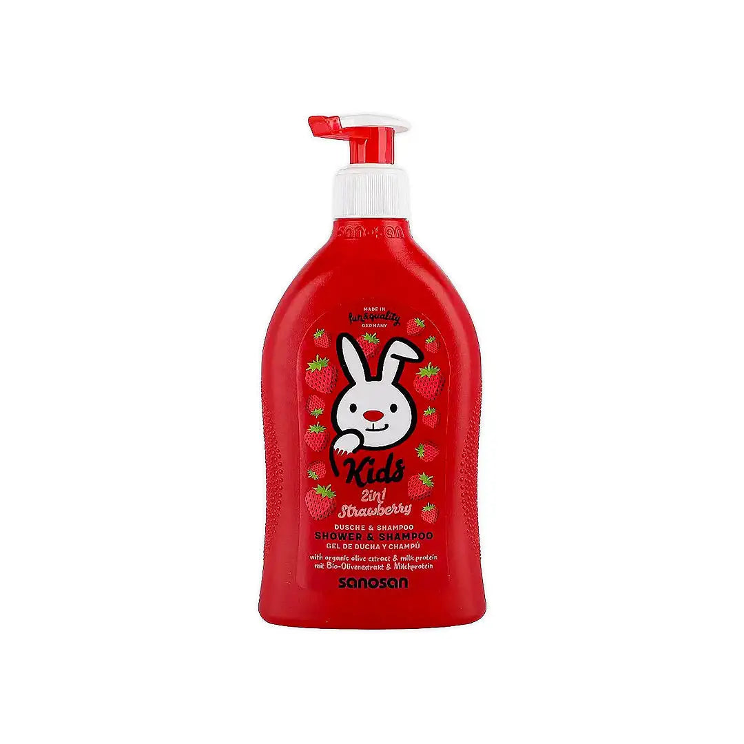 54707Sanosan Kids Shower & Shampoo Strawberry 400ml