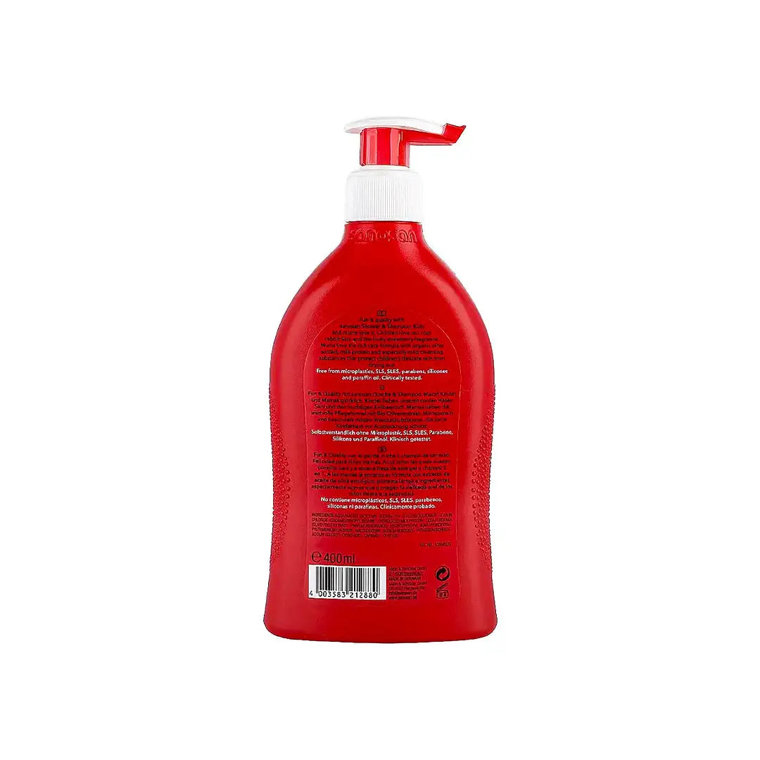 54707Sanosan Kids Shower & Shampoo Strawberry 400ml +2