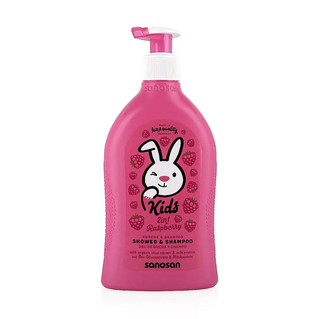 54708-Sanosan Kids Shower & Shampoo Raspberry 400ml