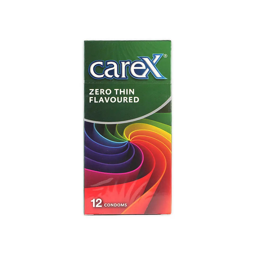 54714-Carex Zero Thin Condoms Flavoured 12pcs