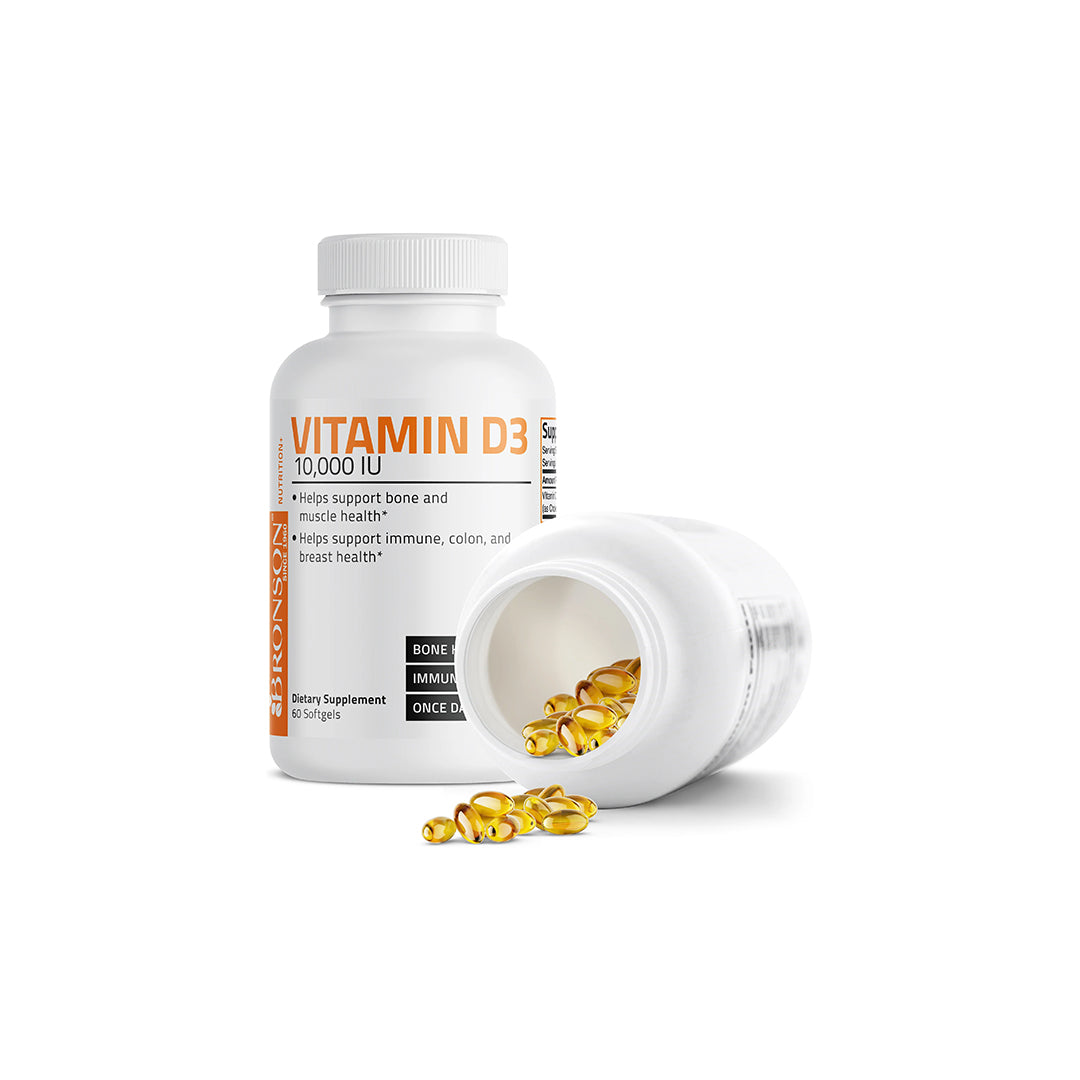 Bronson Vit D3- 10,000 Iu 60 Softgels