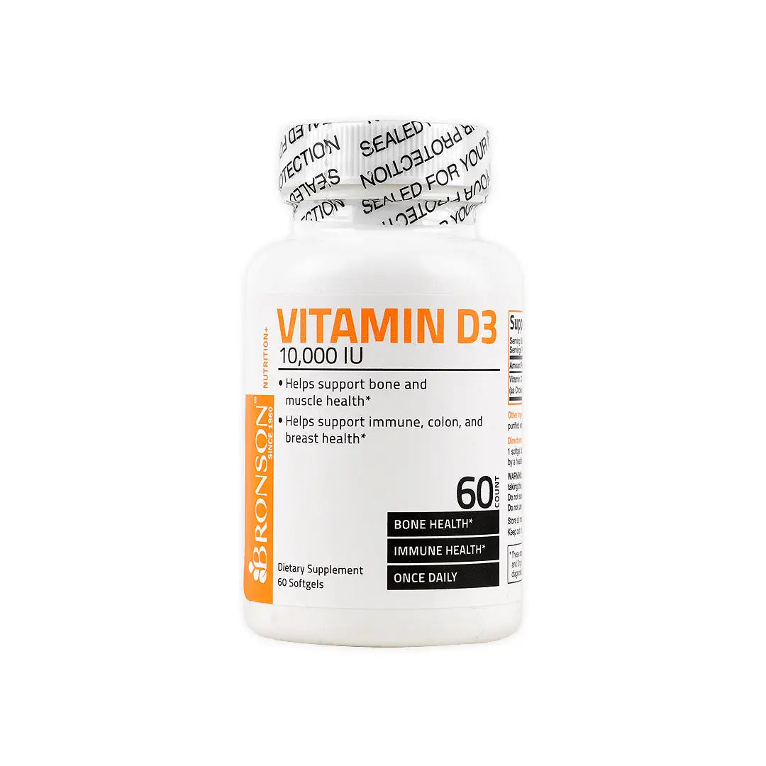 54715-Bronson Vit D3- 10,000 Iu 60 Softgels +2