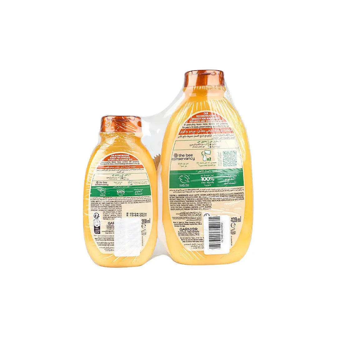 Garnier Ultra Shampoo 400ml_200ml-Honey Treasures