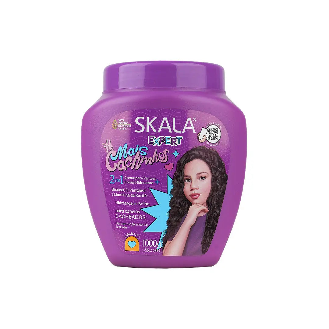Skala Expert Mais Cachinhos 2 In 1 Hidratante + Cream 1000g