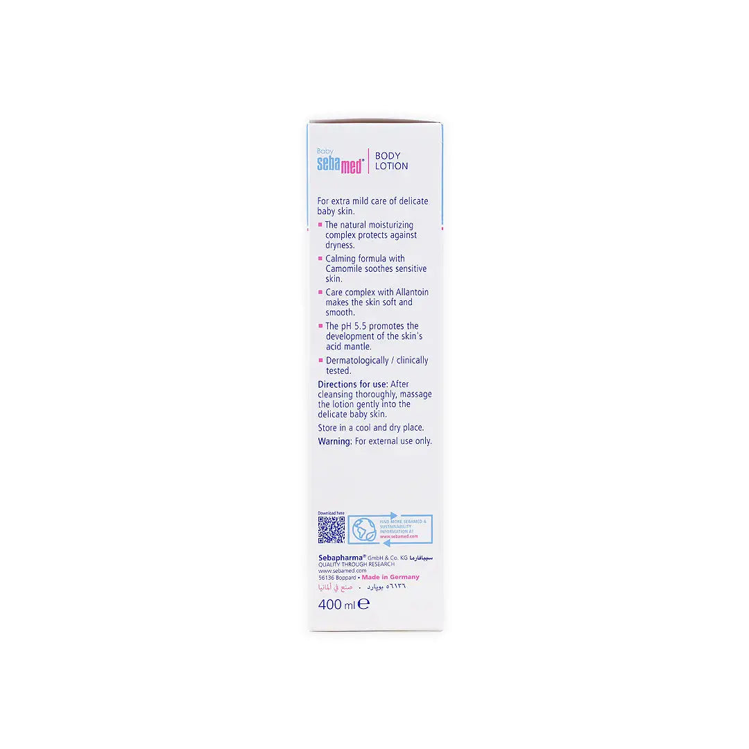 54748-Sebamed Baby Body Lotion 400ml +4