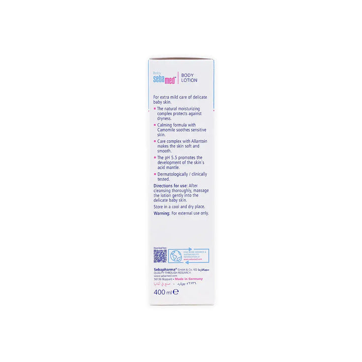 54748-Sebamed Baby Body Lotion 400ml +4