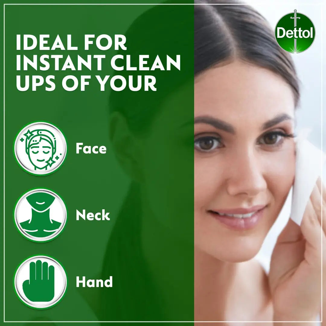 Dettol Fresh Antibacterial Skin Wipes, 40