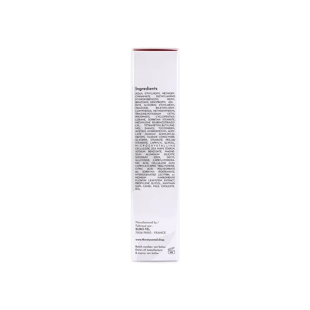thirsty camel sun screen face cream spf 50 50ml